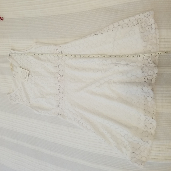 Rebellon Lace White Dress size M - Picture 8 of 10